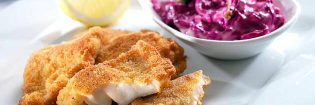 Selv om det kan høres hverdagslig ut, er panert og fritert fisk virkelig festmat