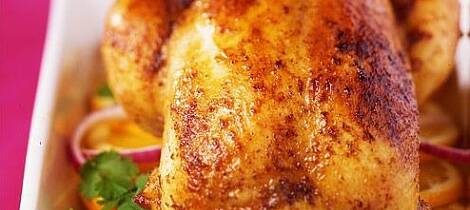 Appelsinfylt kylling er som skapt for påsken