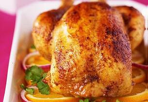 Appelsinfylt kylling er som skapt for påsken