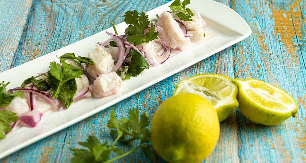 Ceviche med grapefrukt