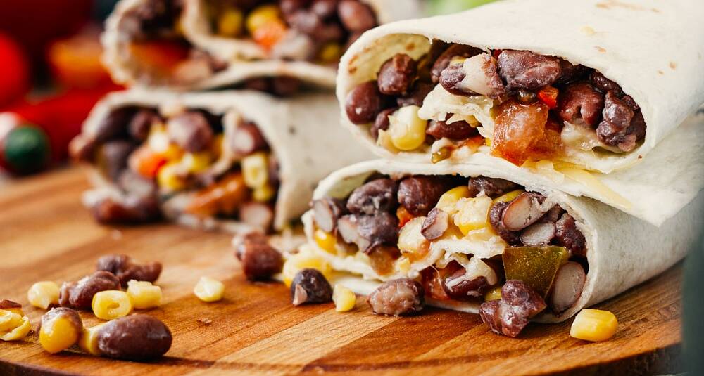 Burritos er perfekt ferie- og fredagsmat - selv uten kjøtt