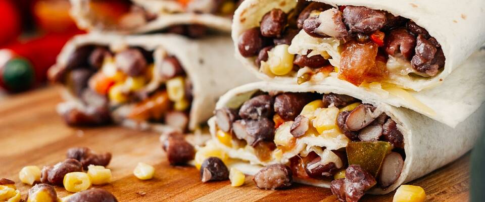 Burritos er perfekt ferie- og fredagsmat - selv uten kjøtt