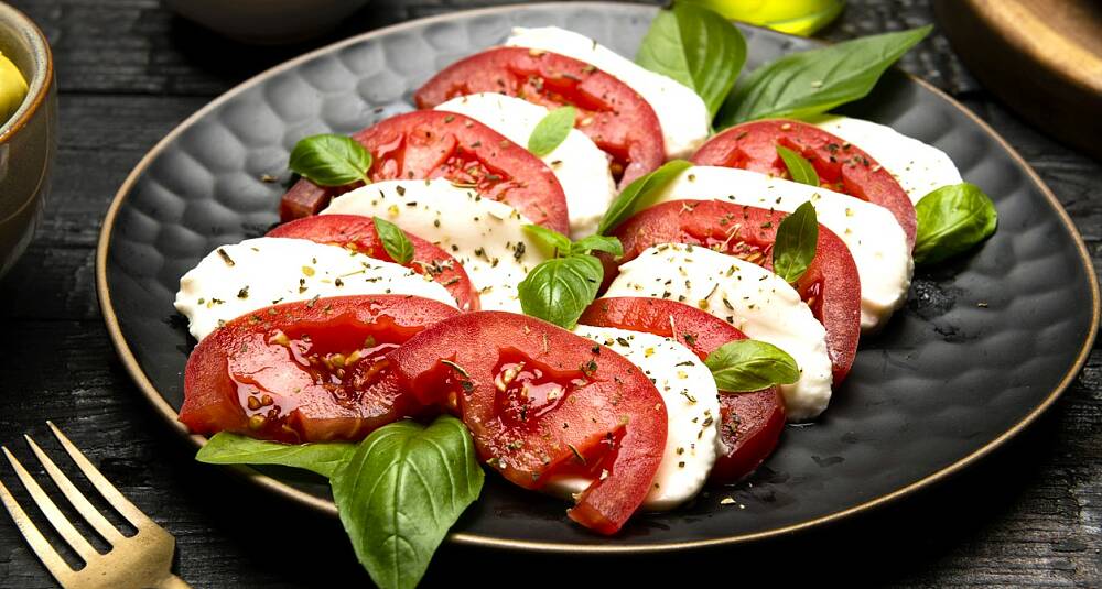 Tomat- og mozarellasalat - caprese