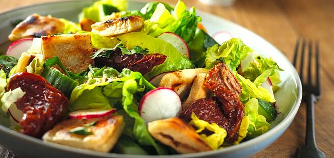 Fattoush salat fra Libanon