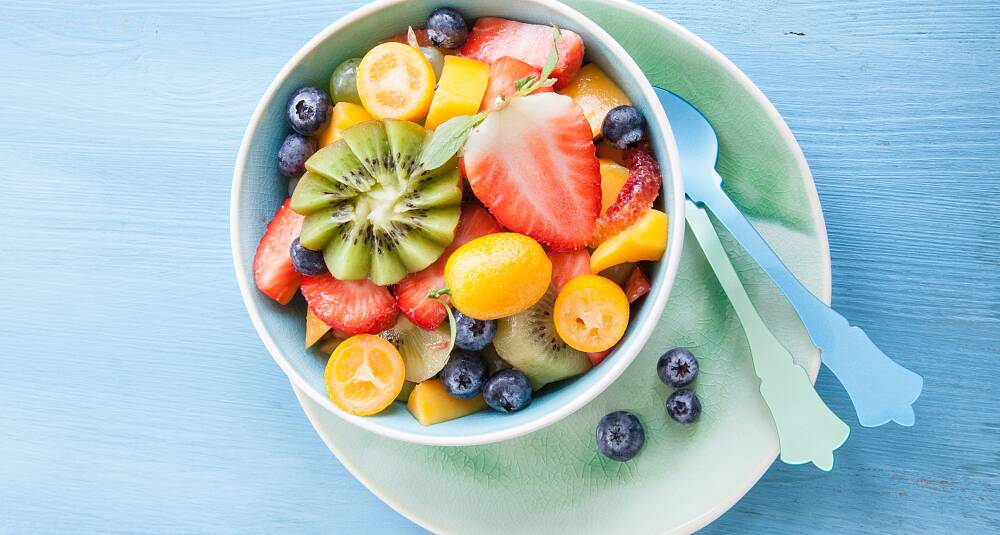 Urtemarinert fruktsalat