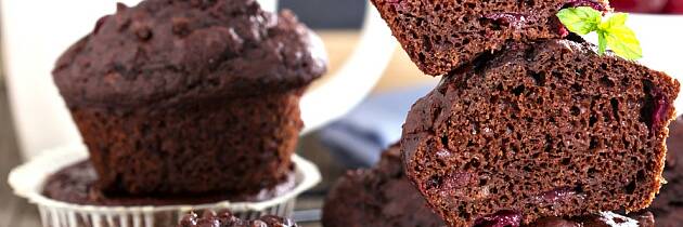Litt sinte sjokolademuffins, men aller mest gode og passe søte