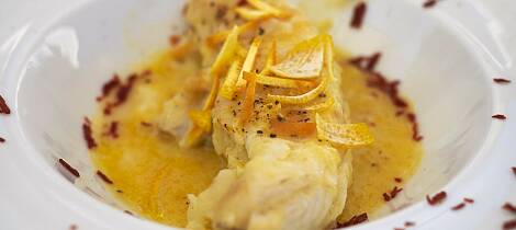 Bak fisken i ovnen og så får du appelsinsaus med på kjøpet