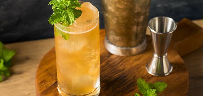 Bourbon mint drinkoppskrift