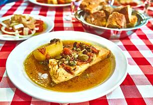 Italiensk bacalao - Burrida di Stoccafisso