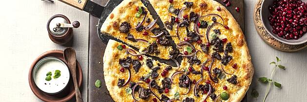 Reinskav på pizzaen oppleves både eksotisk og skaper stor steming