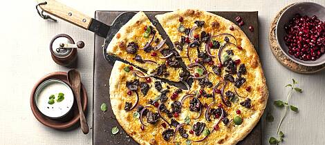 Reinskav på pizzaen oppleves både eksotisk og skaper stor steming