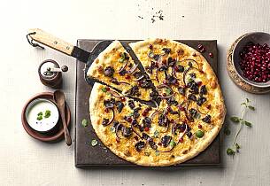 Pizza med reinskav