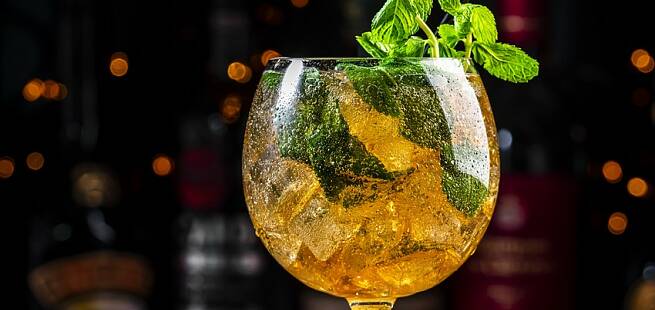 Virgin Mint Julep alkoholfri drinkoppskrift