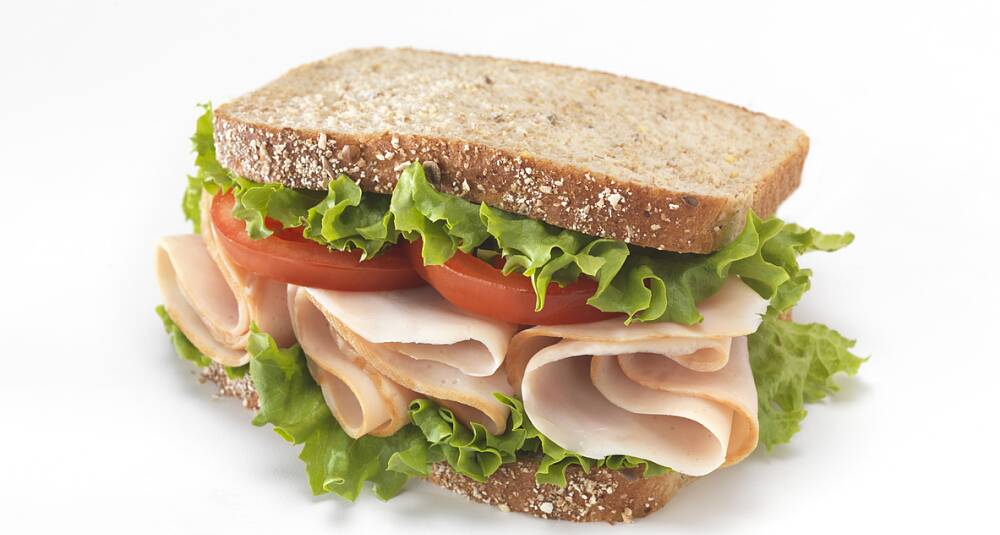 Kalkunsandwich med chevre og Sweet Curry