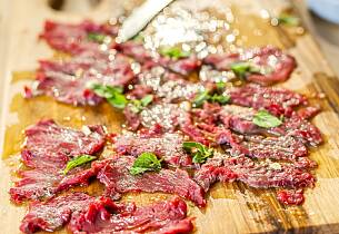 BBQ carpaccio