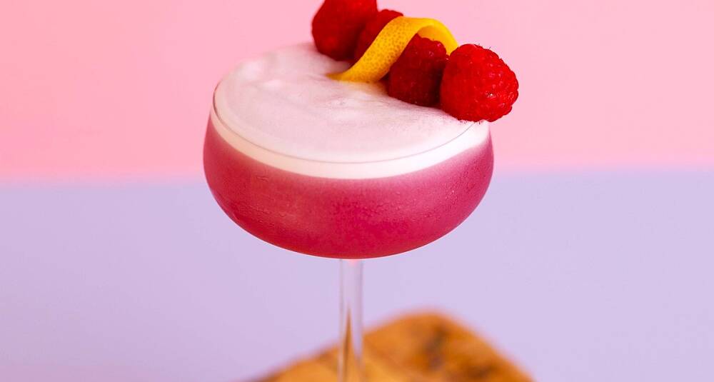 Pink Clover Club - drinkoppskrift med rosa gin