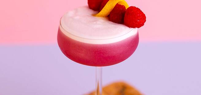 Pink Clover Club - drinkoppskrift med rosa gin