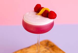 Pink Clover Club - drinkoppskrift med rosa gin