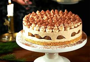 Tiramisu-ostekake