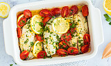 Persille gir veldig god smak til fisk når den bakes på denne måten