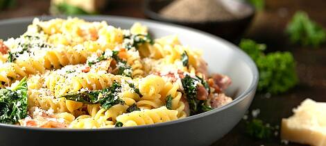Om du elsker pasta carbonara, vil du også like denne