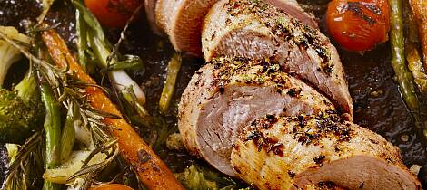 Når kjøttet serveres på en grønnsaksseng, blir det vinn-vinn