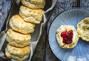 Scones med havregryn