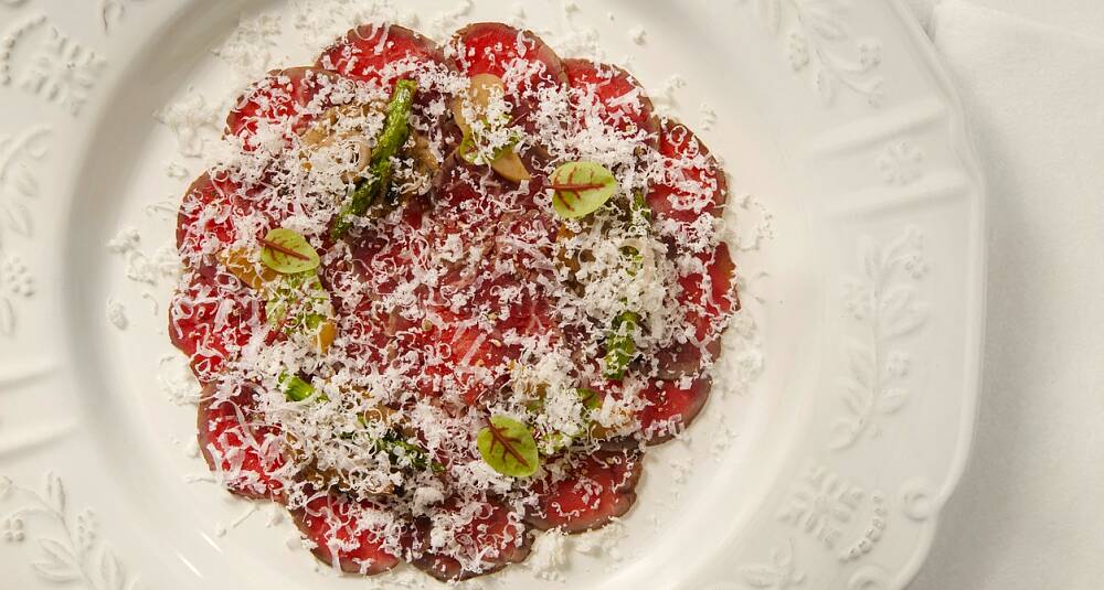 Urtestekt carpaccio av indrefilet