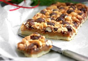 Rocky Road ruter - langpannekake