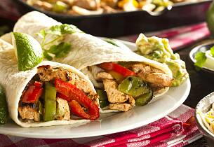 Meksikanske kyllingfajitas