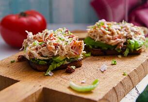 Hjemmelaget krabbesalat