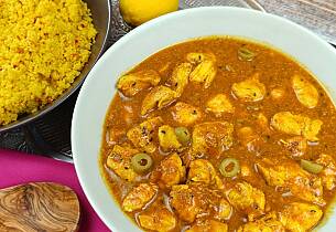 Kylling med eplecouscous