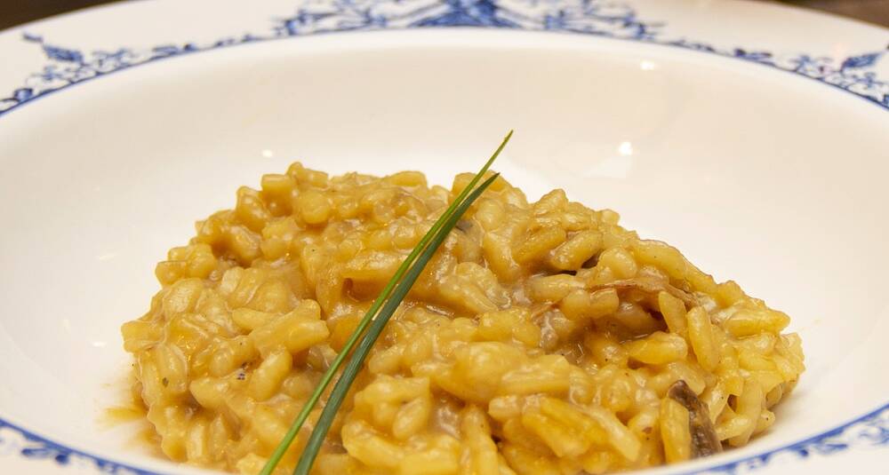 Olivenrisotto med tørket sopp