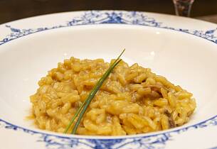 Olivenrisotto med tørket sopp
