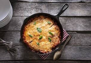 Aubergine Parmigiana