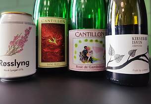 Ikke uventet er det de drøyt 1500 flaskene med Cantillon som skaper kø