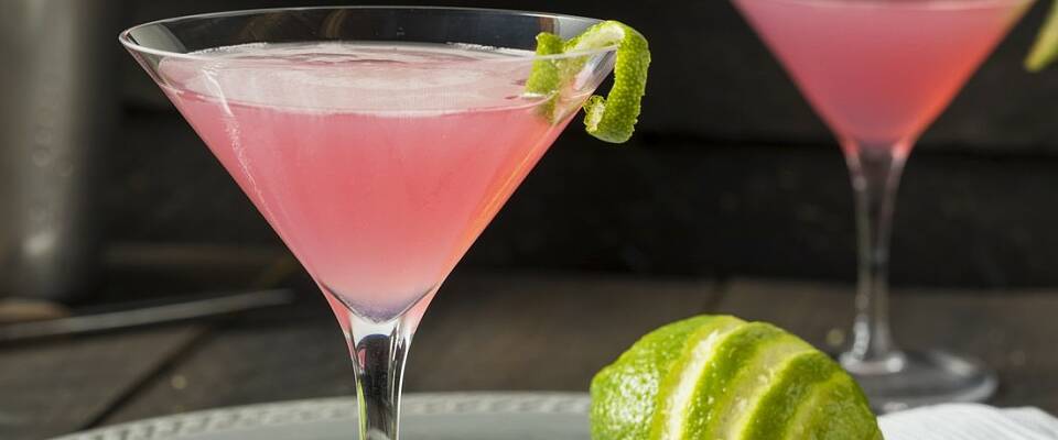 En rosa drink er som skapt for mørke høstkvelder