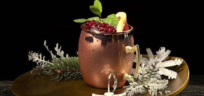 Jule mule - drinkoppskrift med juleakevitt