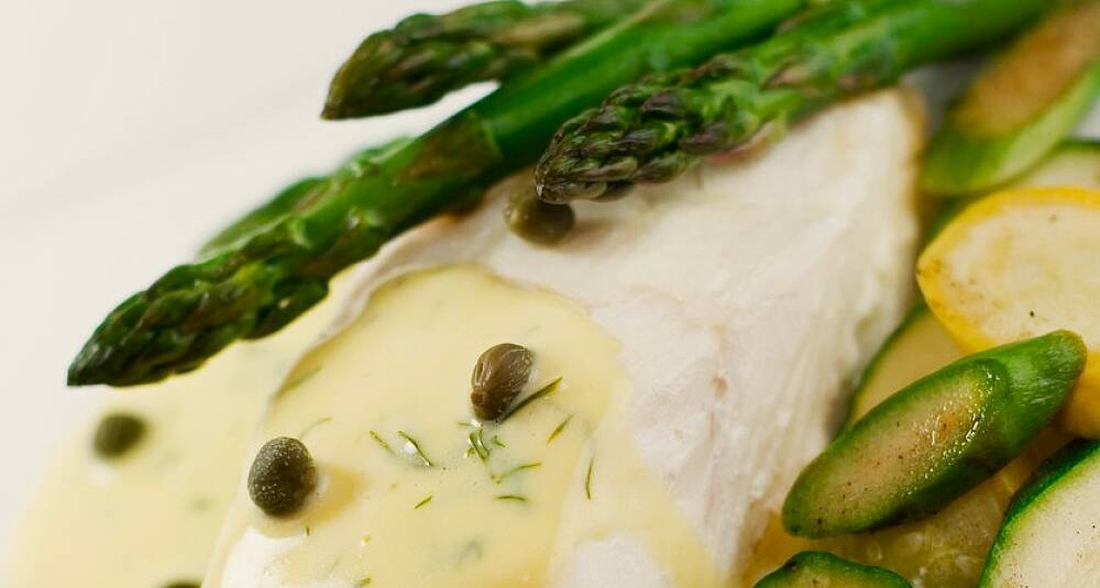 Kveite med hollandaise