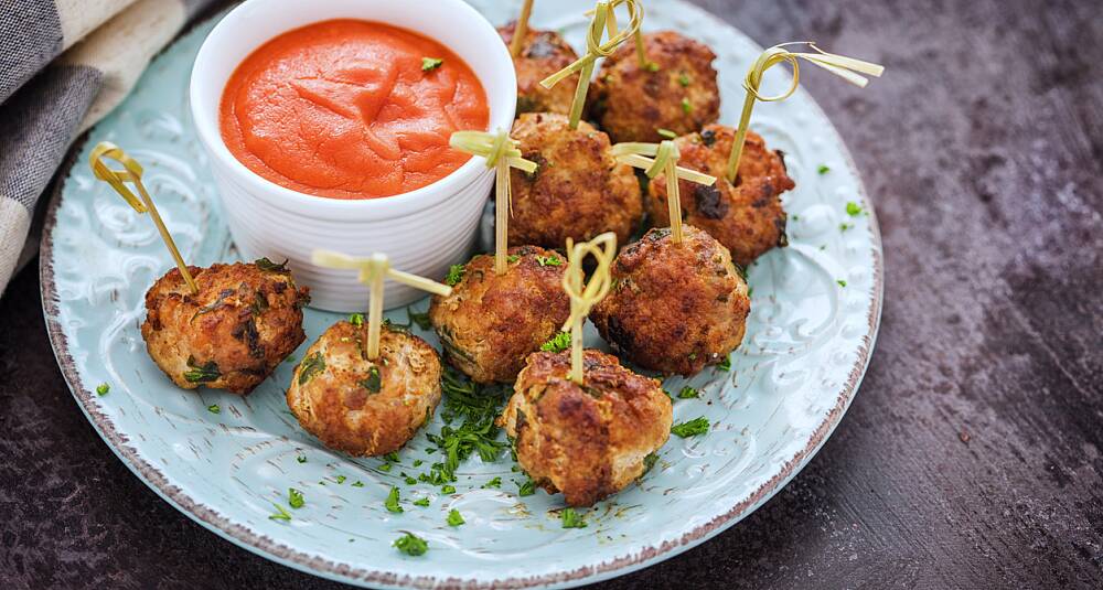 Kyllingboller med salsa