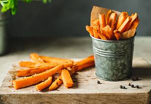 Grillede søtpoteter