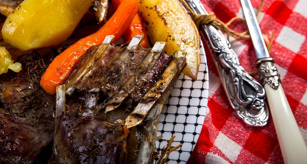 Sprøstekt lammeside fra Vest-Telemark