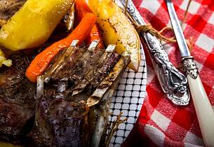 Sprøstekt lammeside fra Vest-Telemark