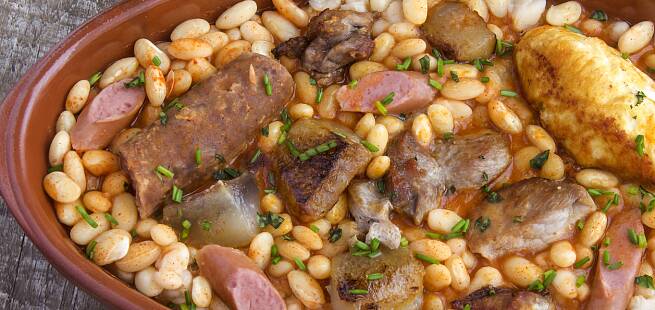 Lammecassoulet med hvite bønner