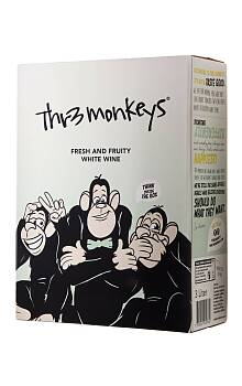 Thr3 Monkeys Fresh & Fruity White Wine