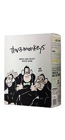 Thr3 Monkeys Fresh & Fruity White Wine