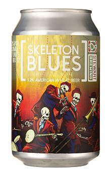 Stewart Brewing Skeleton Blues American Wheat Beer
