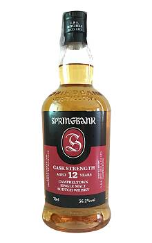 Springbank 12 YO Cask Strength 56,2