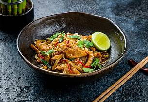 Pad Thai med kylling