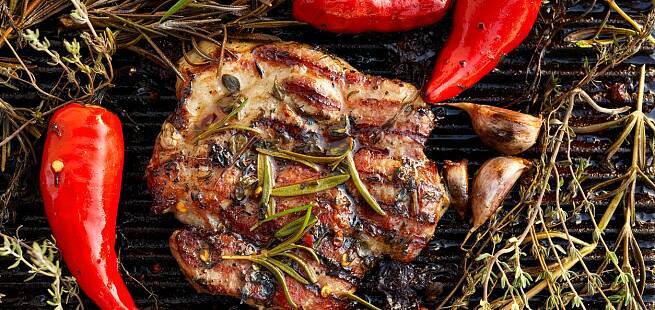 Braai lammeskiver med sørafrikansk marinade